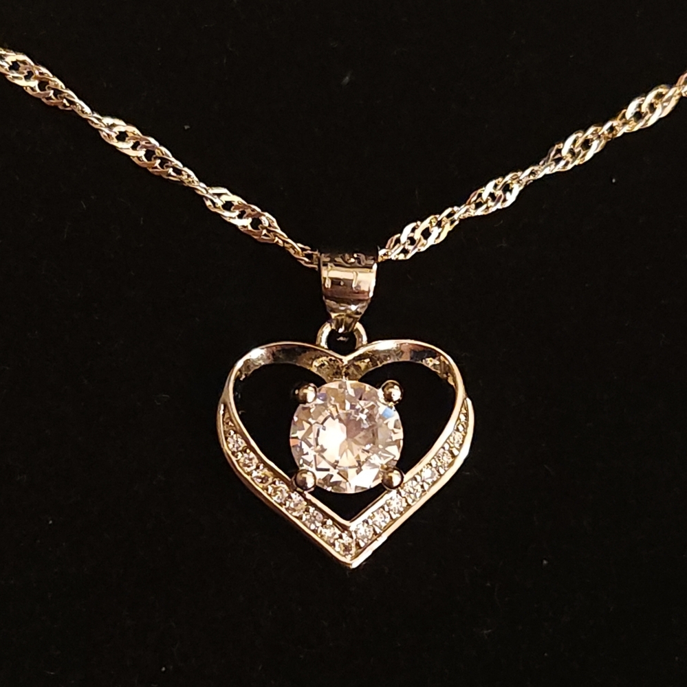 Sterling Silver Heart Shaped Pendant